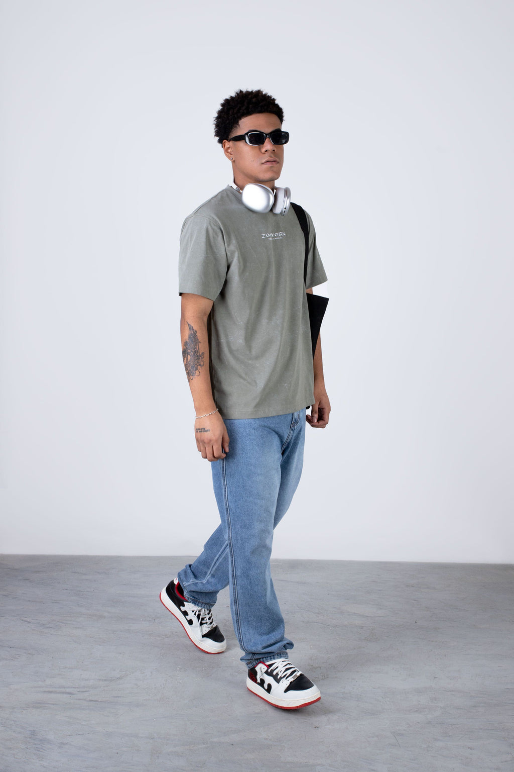 Polera Manga Corta Standard Verde Zoo York