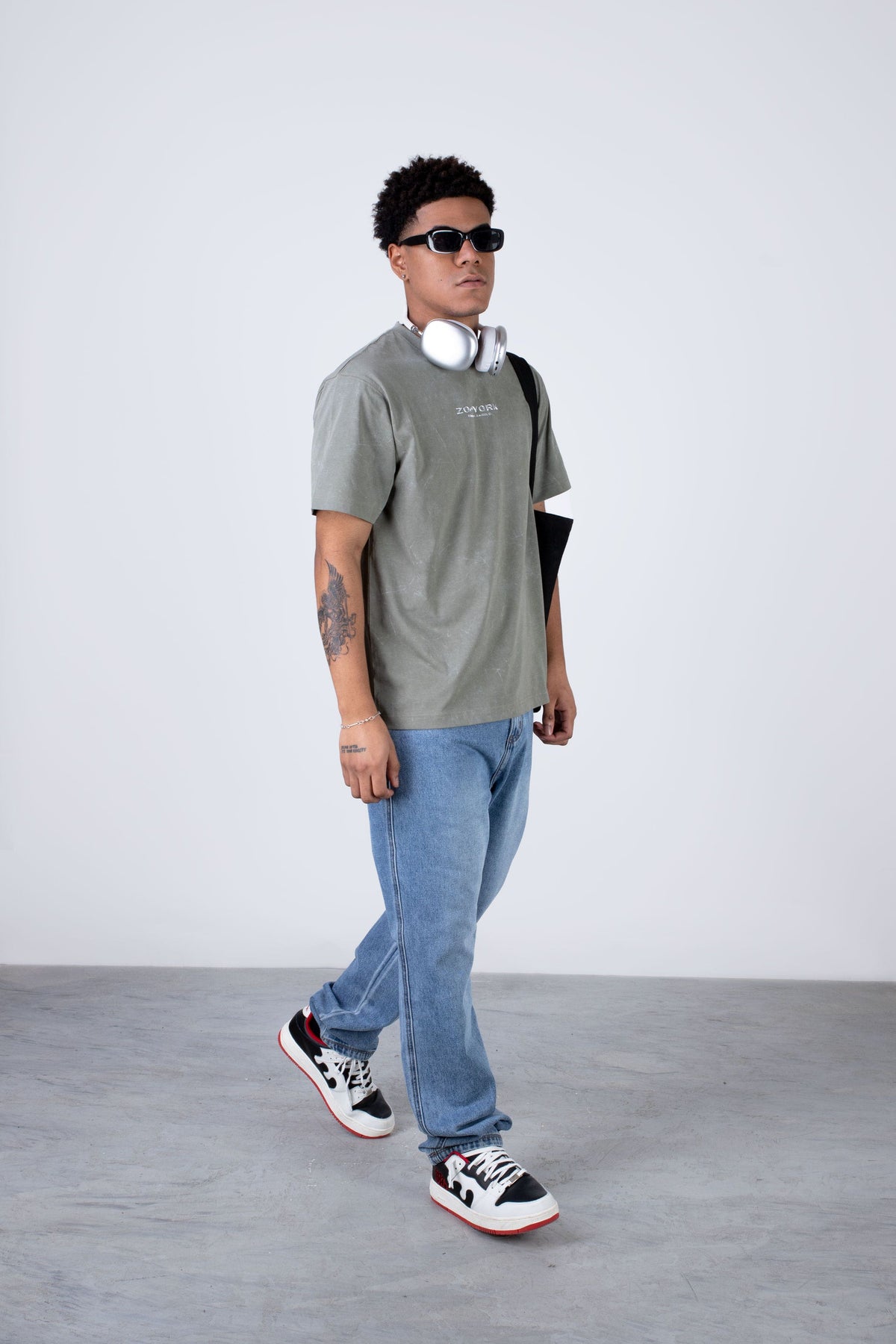 Polera Manga Corta Standard Verde Zoo York