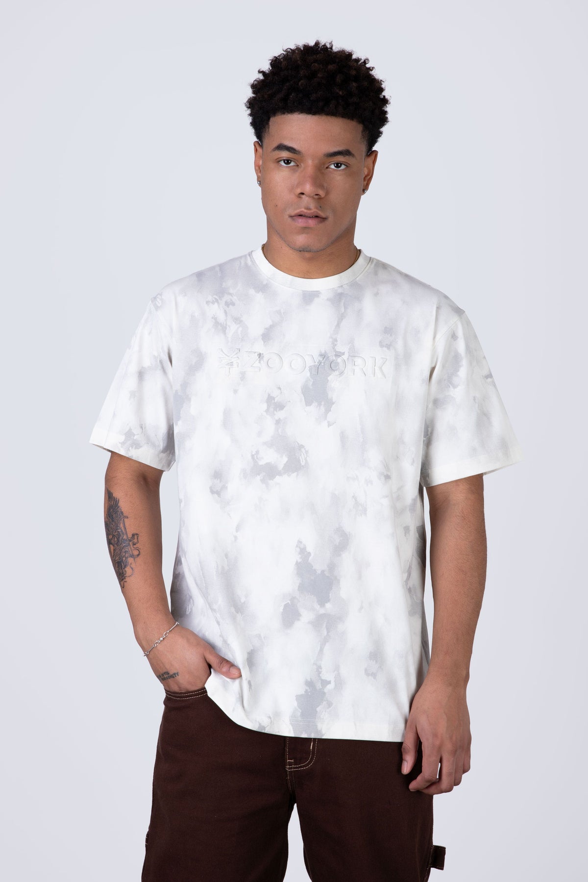 Polera Manga Corta Balance Beige Zoo York