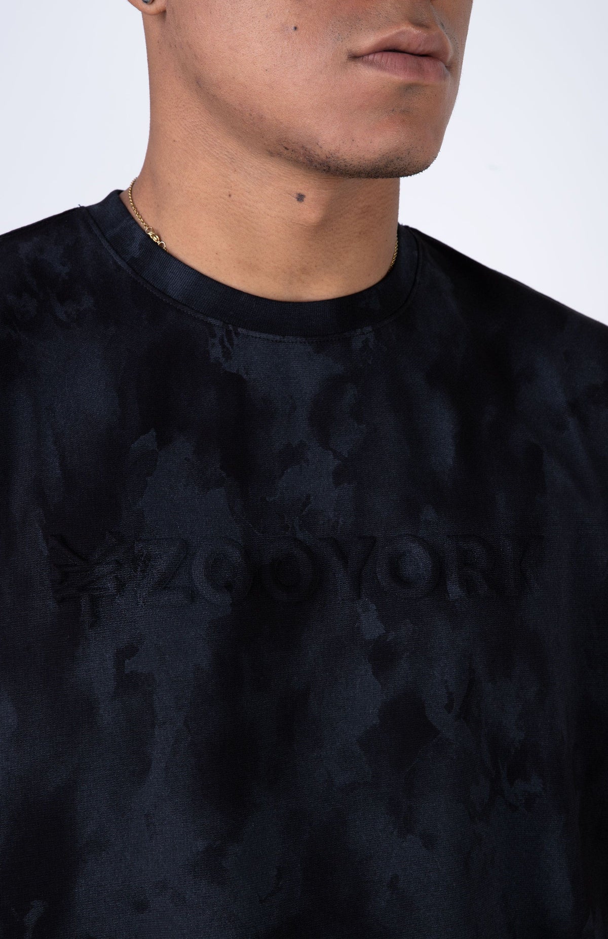 Polera Manga Corta Balance Negro Zoo York