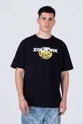 Polera Manga Corta Bob Esponja Gnarly Negro Zoo York