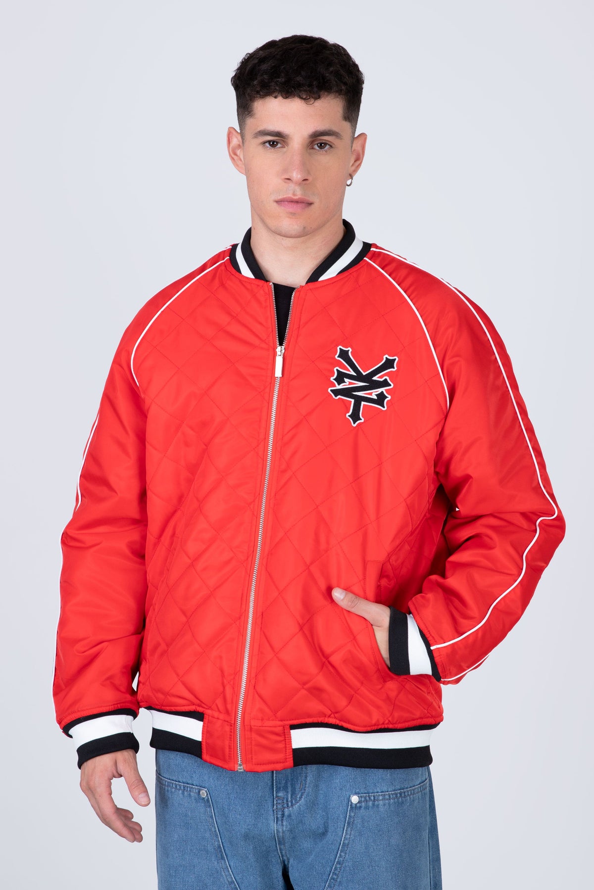 Chaqueta Bomber Legacy Rojo Zoo York
