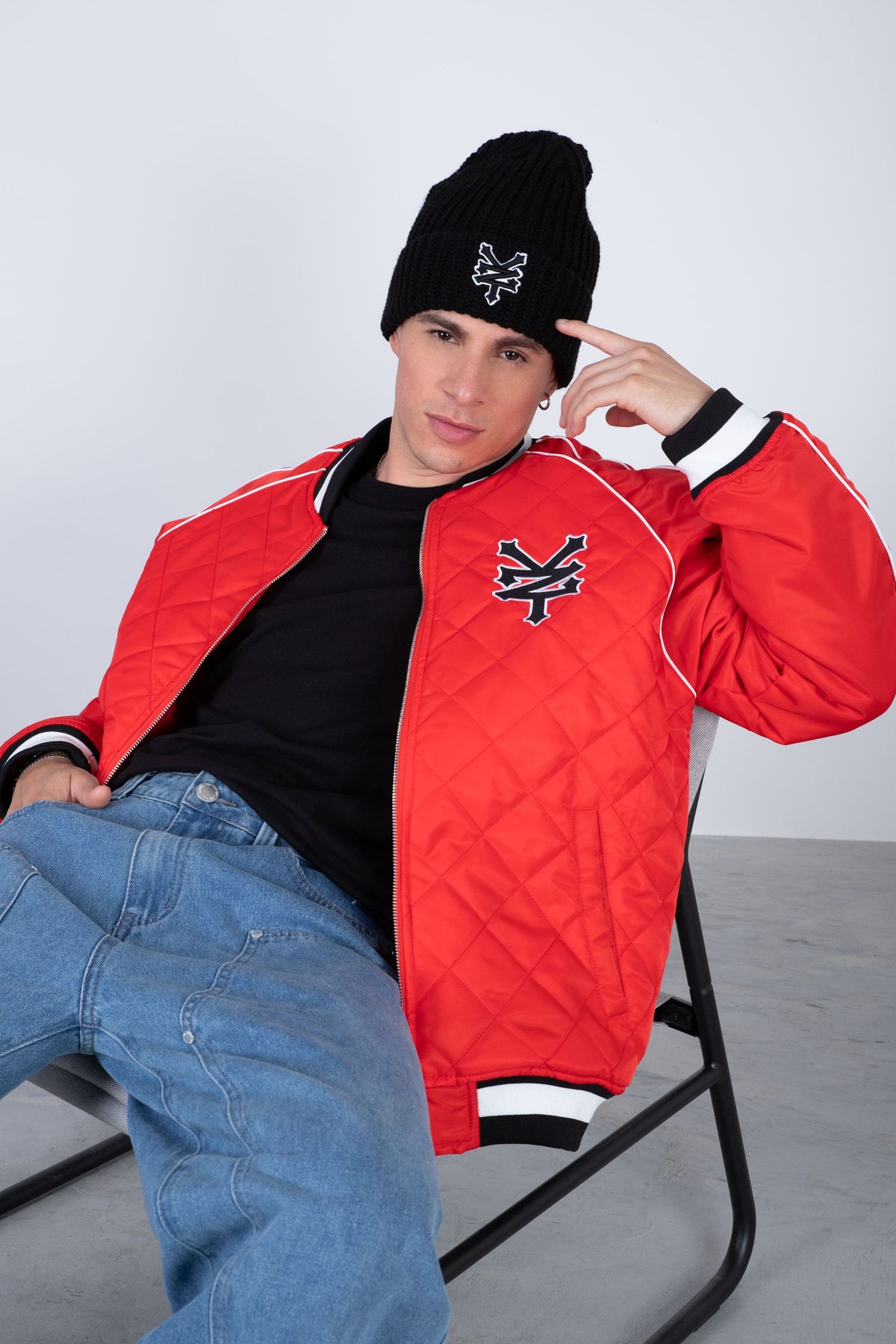 Chaqueta Bomber Legacy Rojo Zoo York