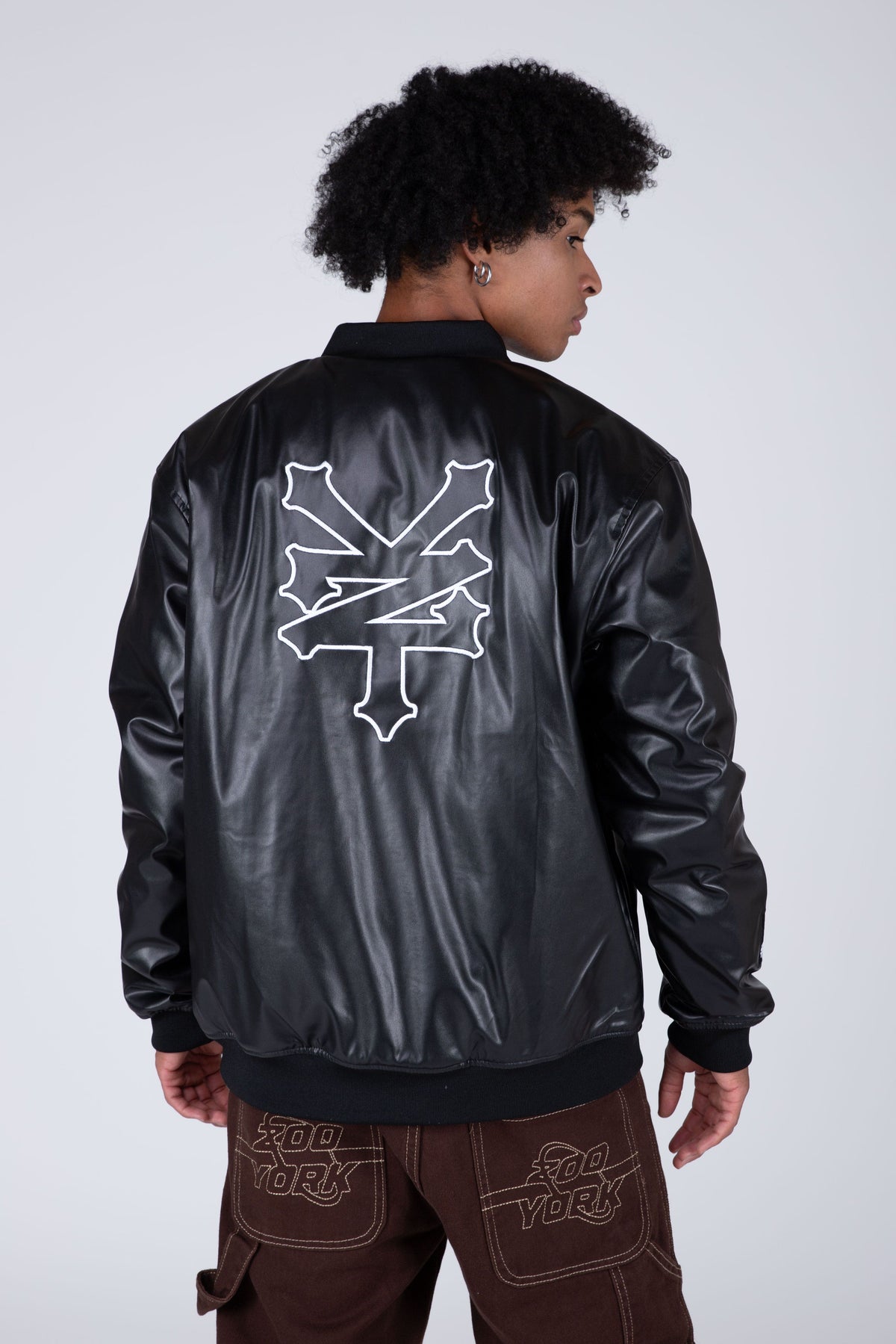 Chaqueta Bomber Strong Negro Zoo York