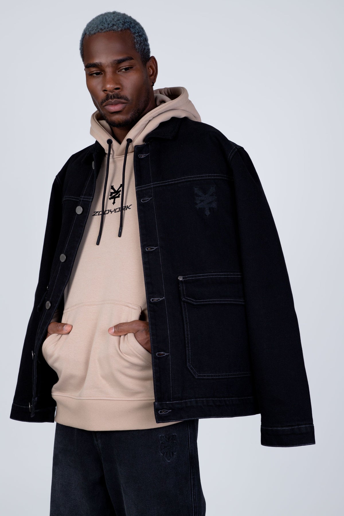 Chaqueta Jeans Ole Negro Zoo York