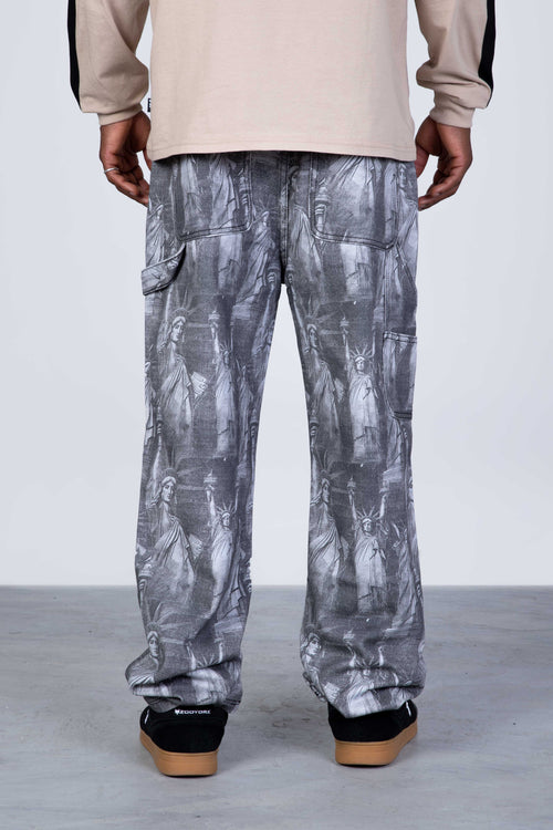 Jeans Carpenter Liberty Negro Zoo York