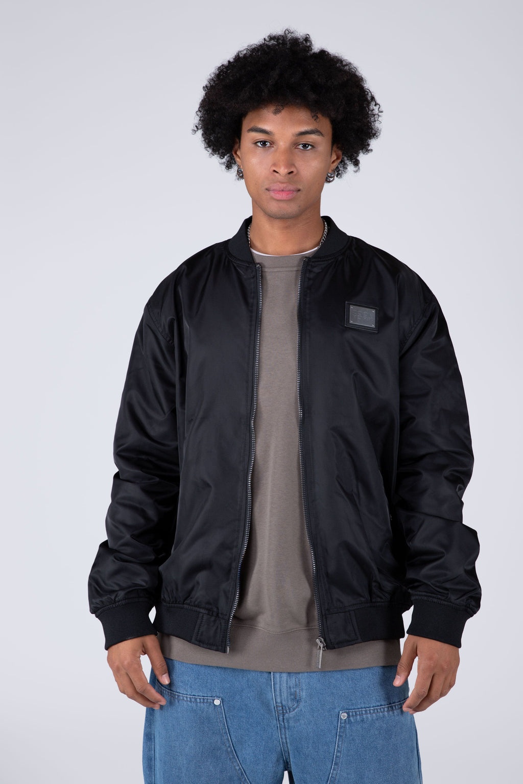 Chaqueta Bomber Metall Negro Zoo York