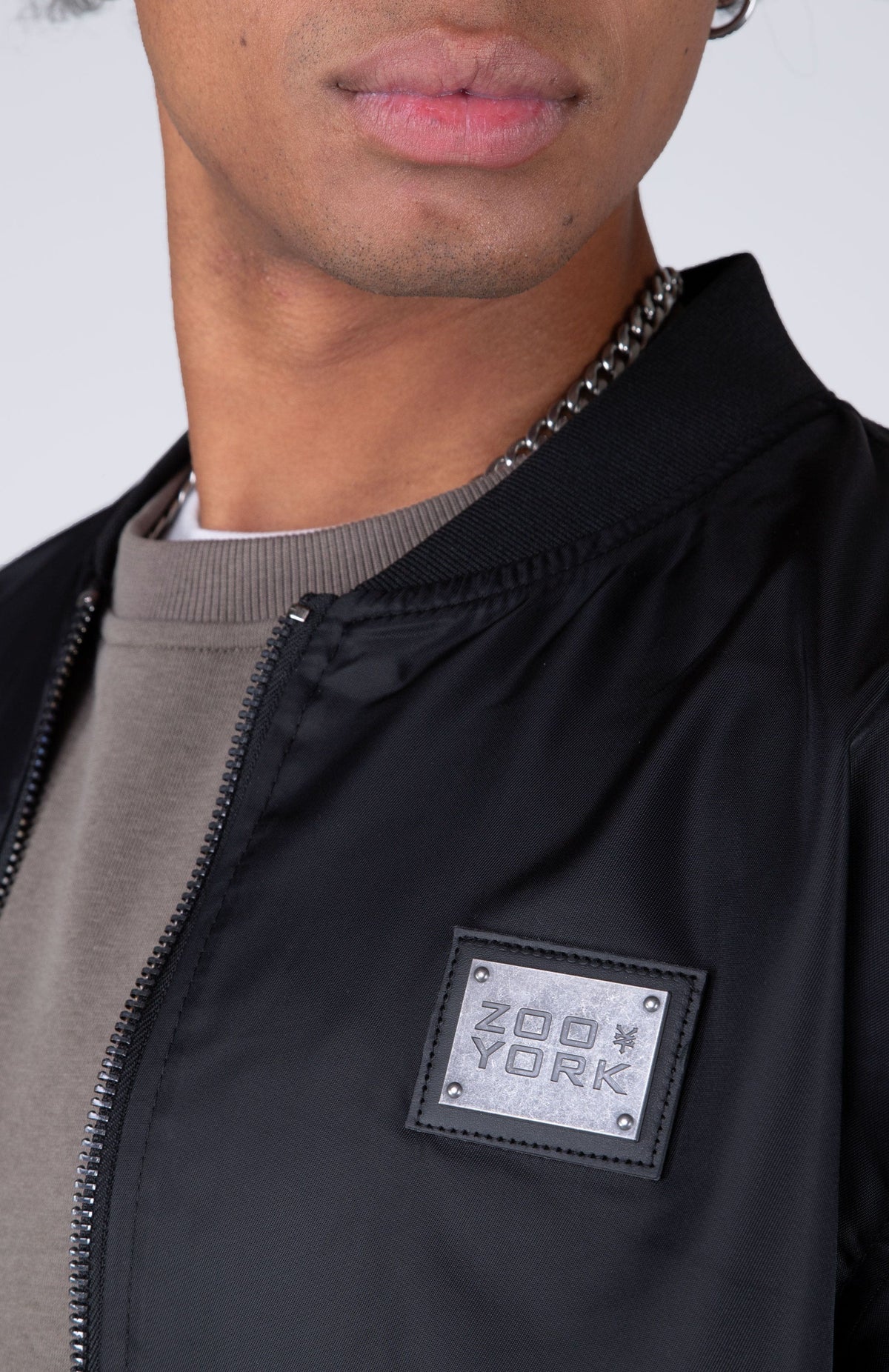 Chaqueta Bomber Metall Negro Zoo York