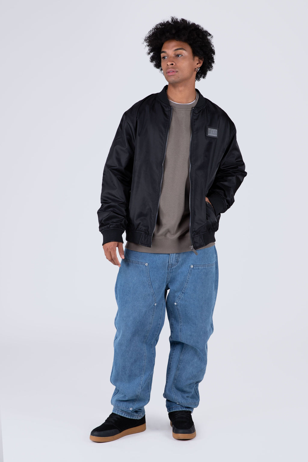 Chaqueta Bomber Metall Negro Zoo York