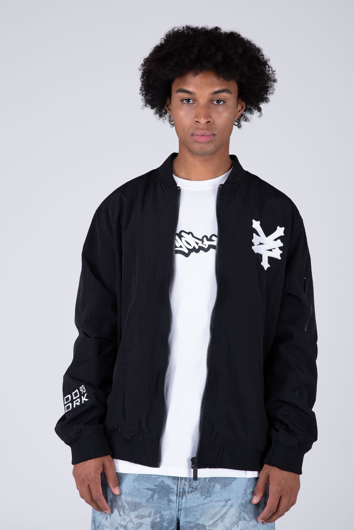 Chaqueta Bomber Go Forward Negro Zoo York