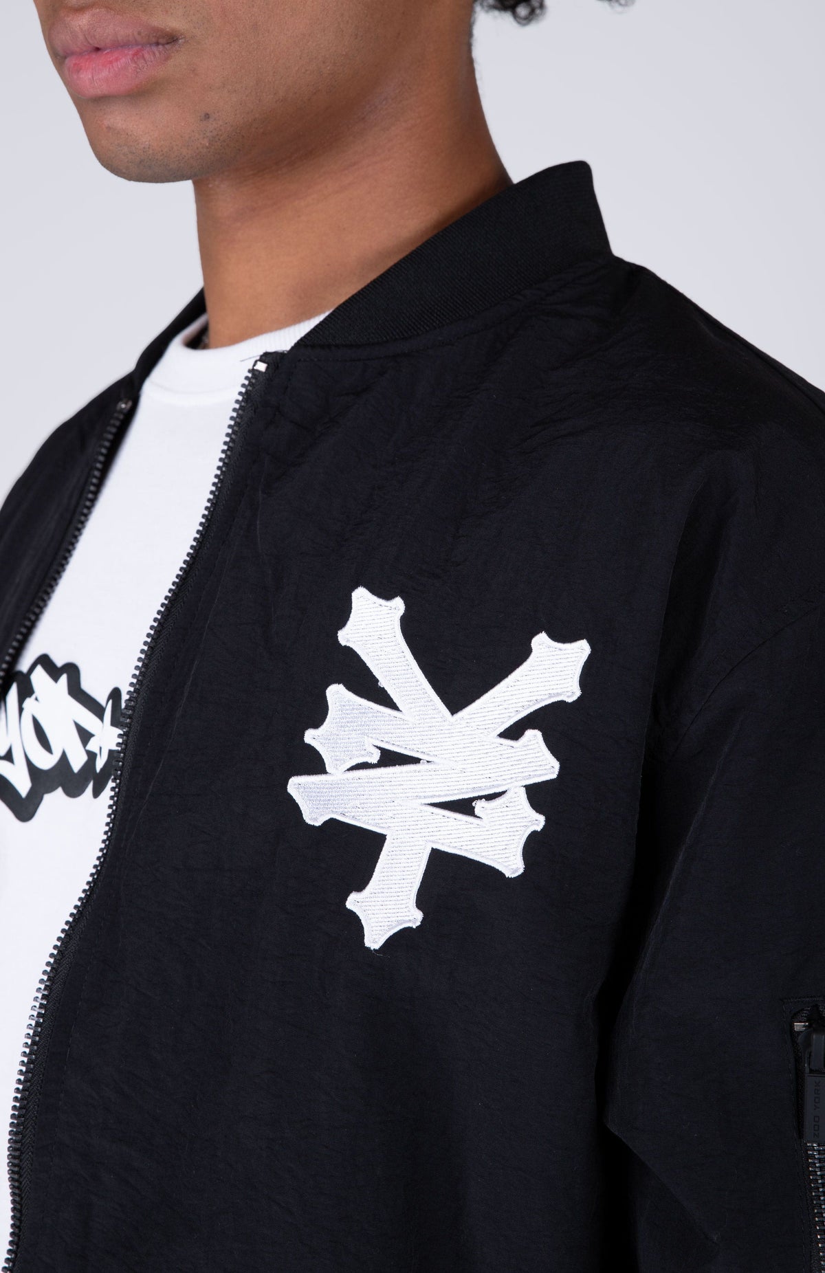 Chaqueta Bomber Go Forward Negro Zoo York