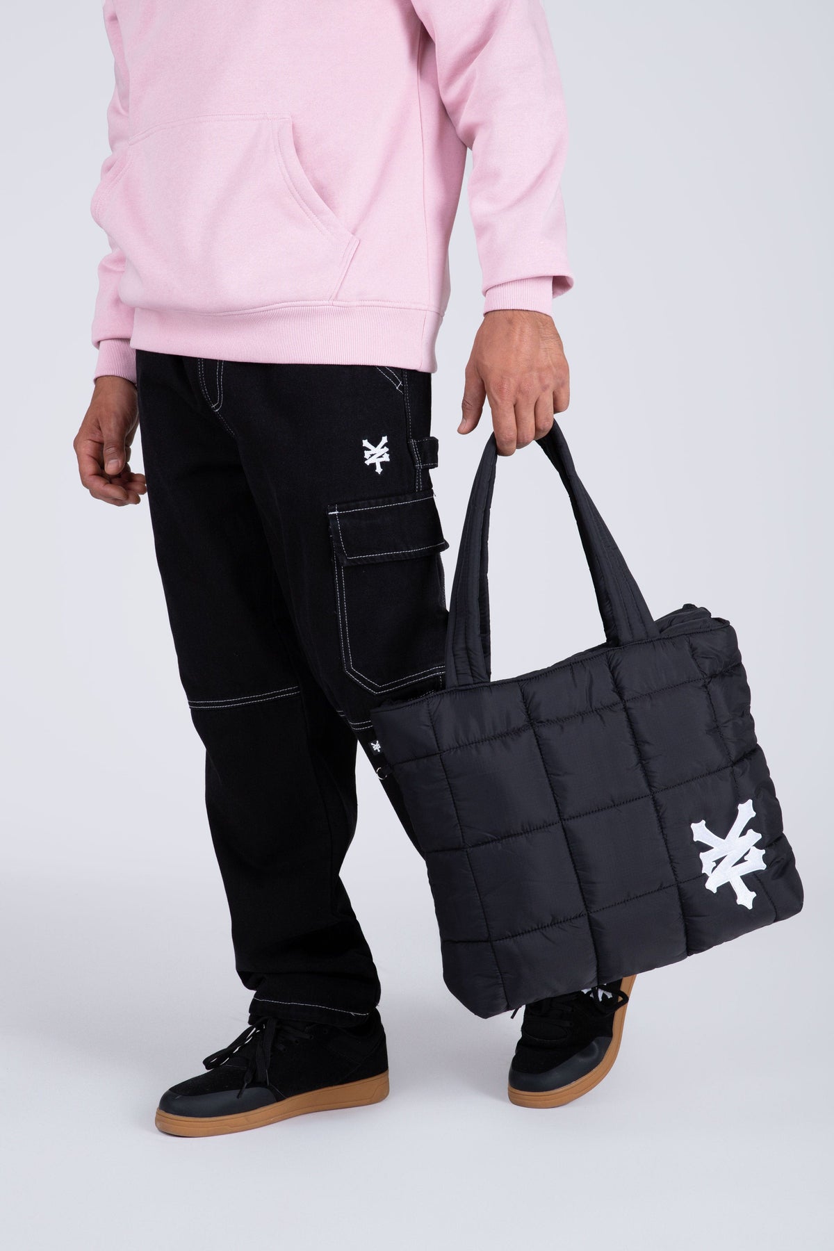 Bolso Tote Quilted Zy Negro Zoo York