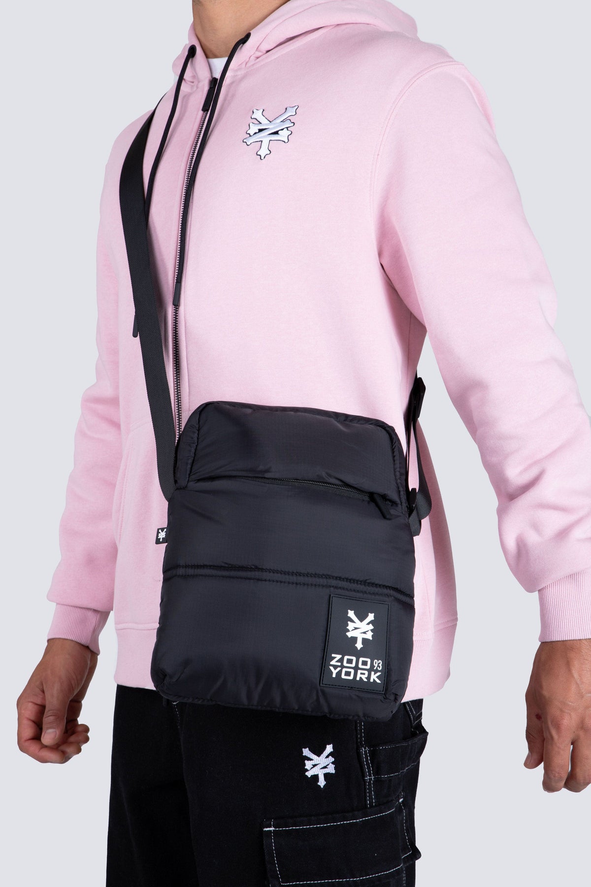 Bolso Crossbody Quilted Zy Negro Zoo York
