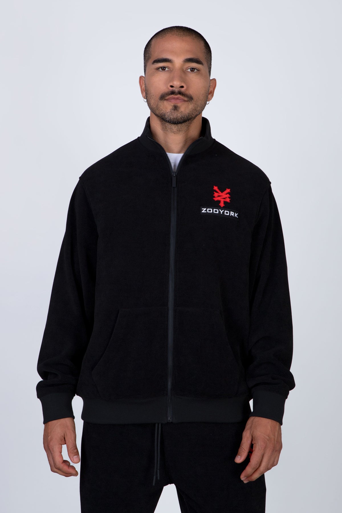 Chaqueta Zip Marvelous Negro Zoo York