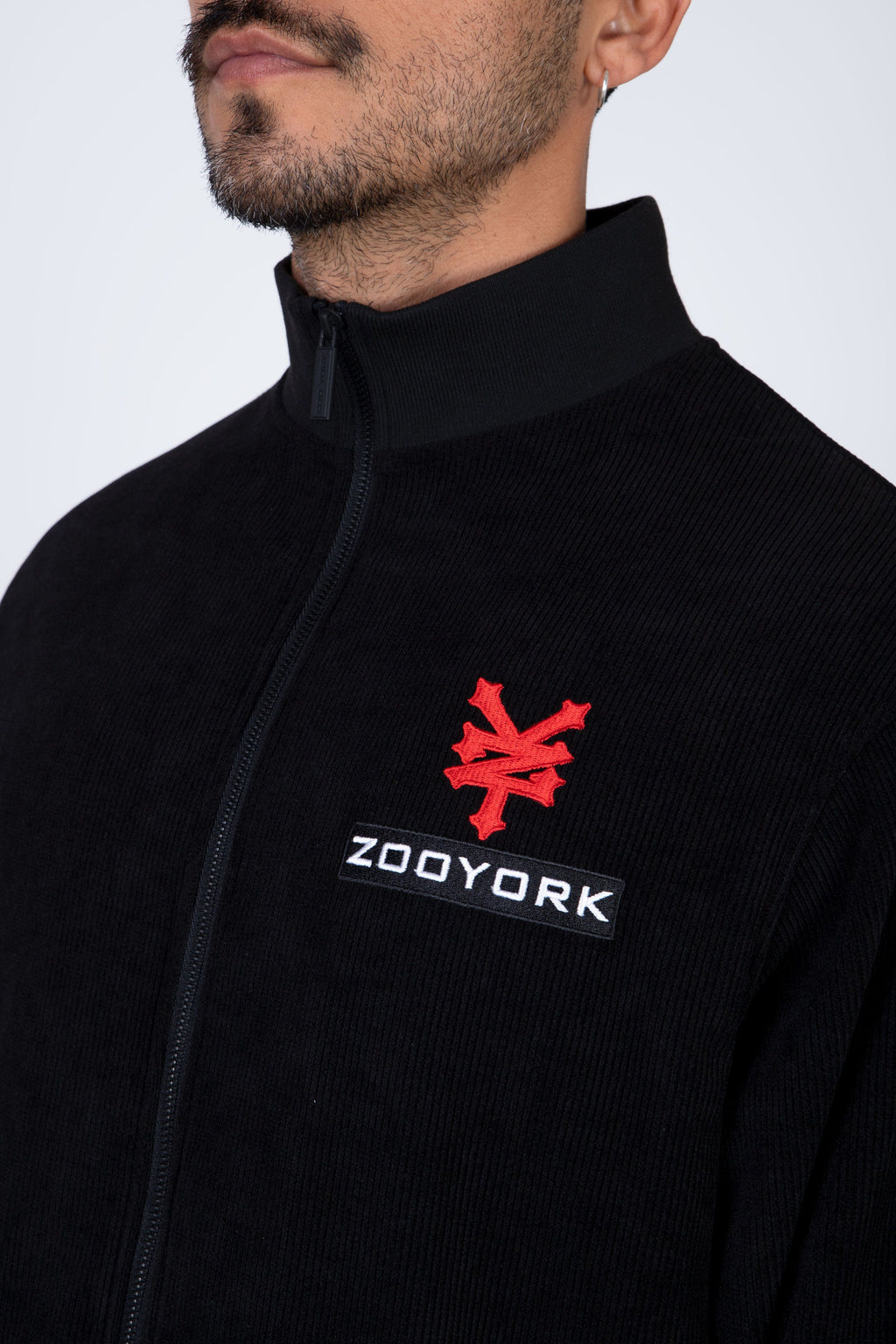 Chaqueta Zip Marvelous Negro Zoo York