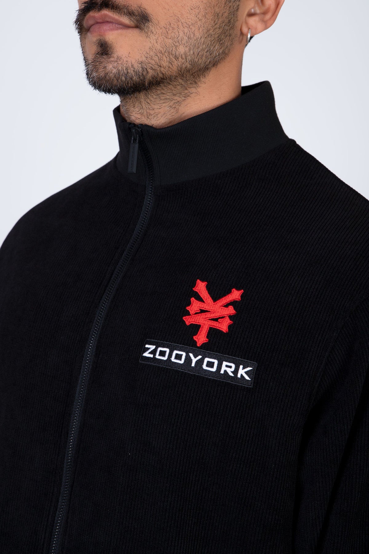 Chaqueta Zip Marvelous Negro Zoo York