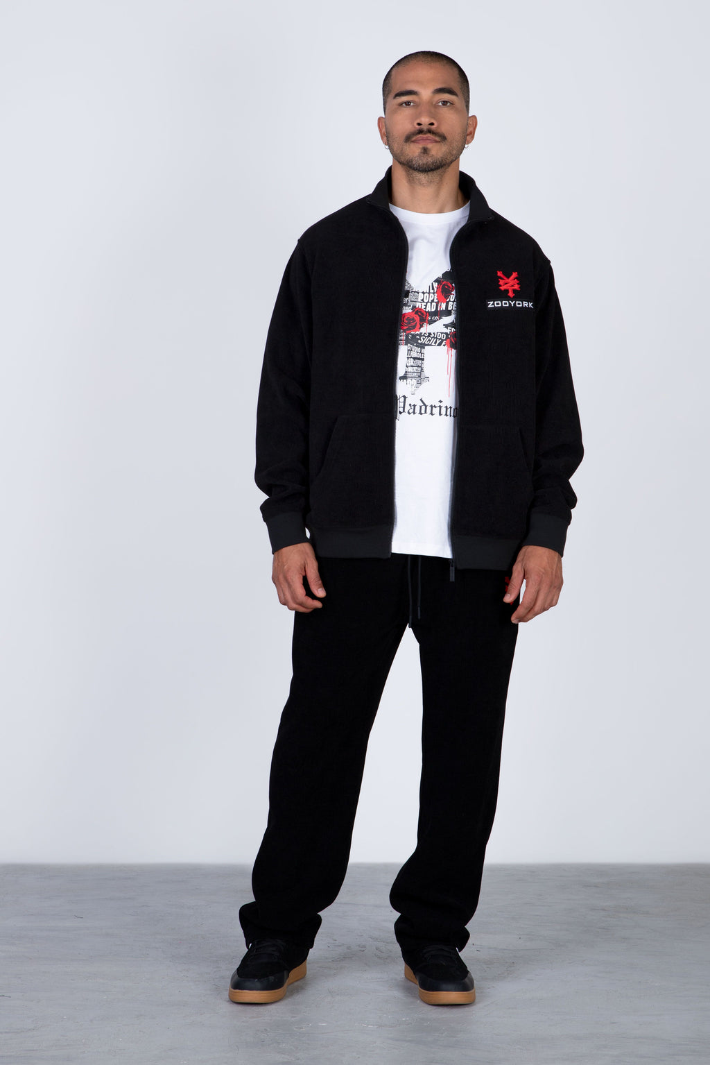 Chaqueta Zip Marvelous Negro Zoo York