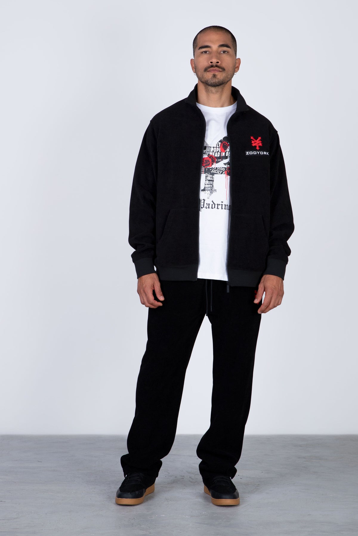 Chaqueta Zip Marvelous Negro Zoo York