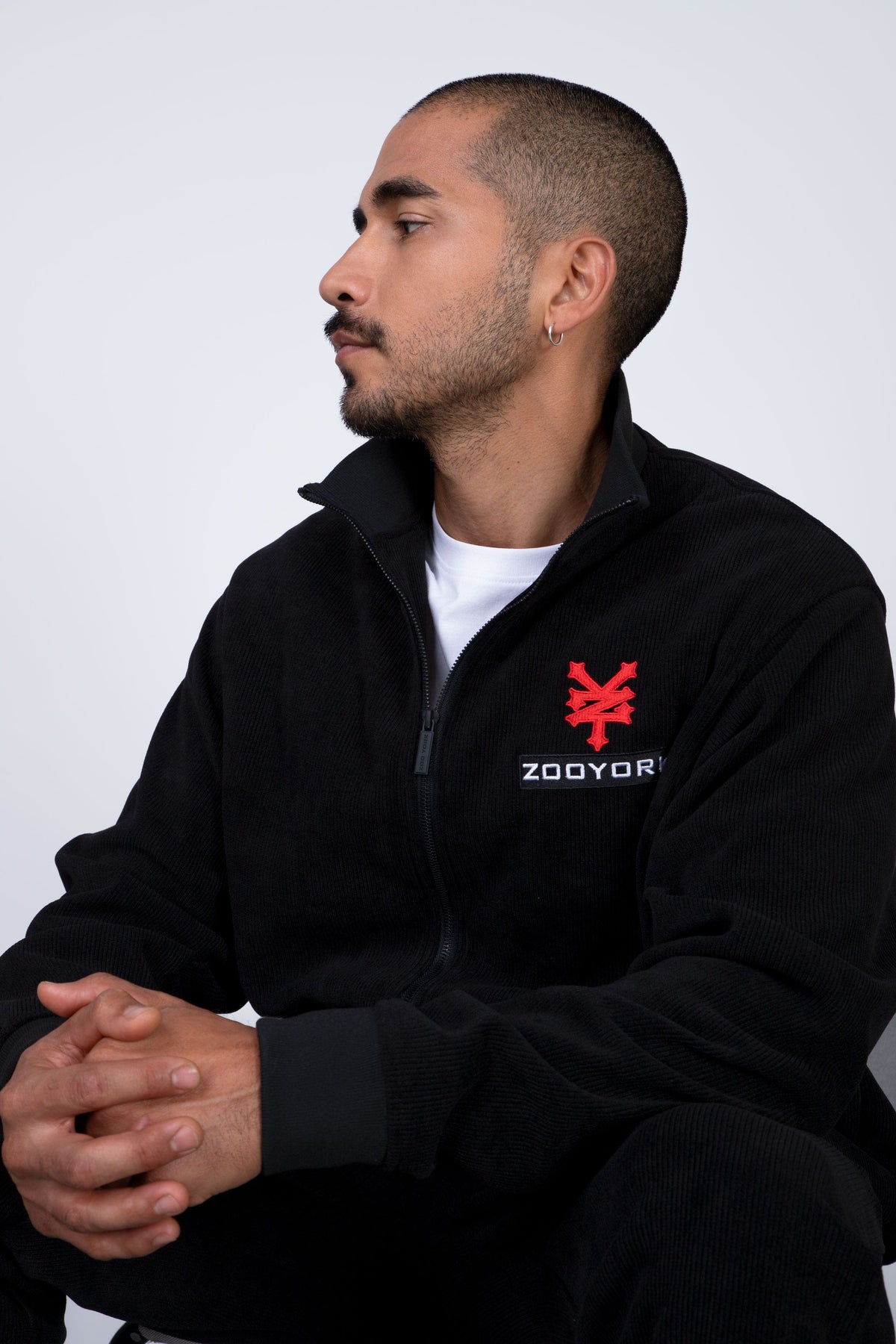 Chaqueta Zip Marvelous Negro Zoo York