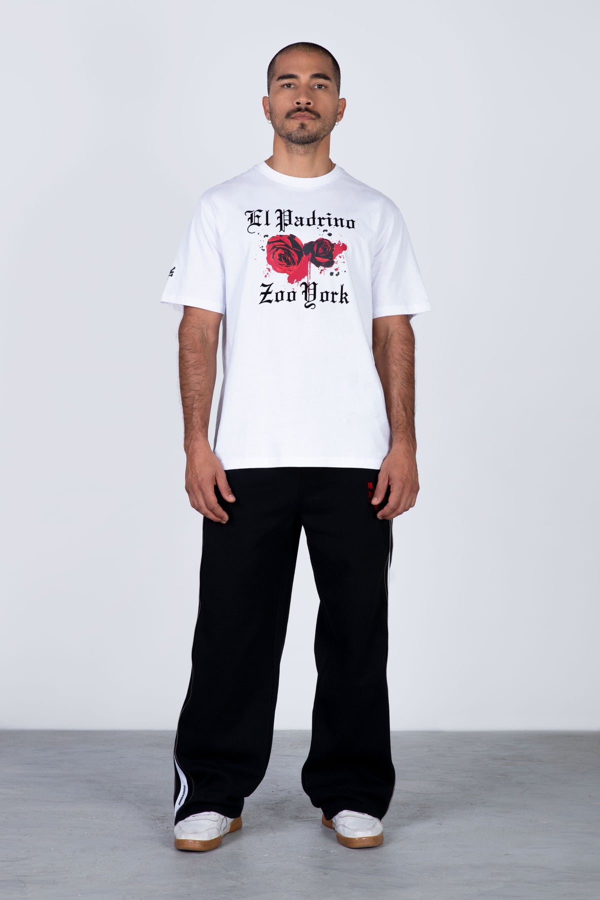 Polera Manga Corta El Padrino Blood Blanco Zoo York