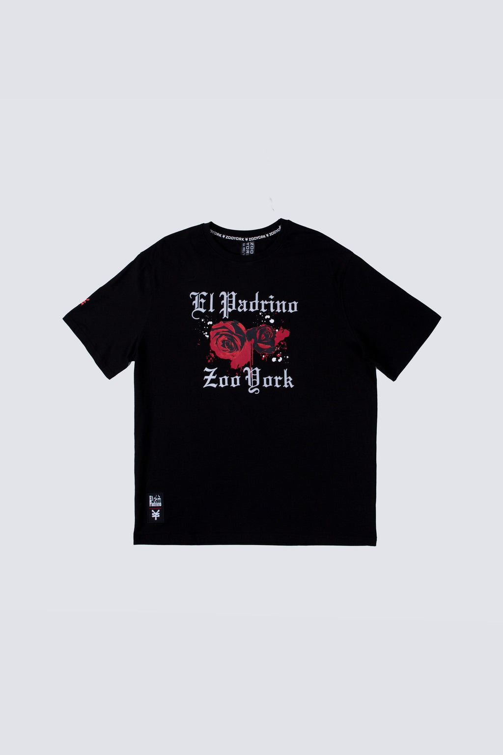 Polera Manga Corta El Padrino Blood Negro Zoo York