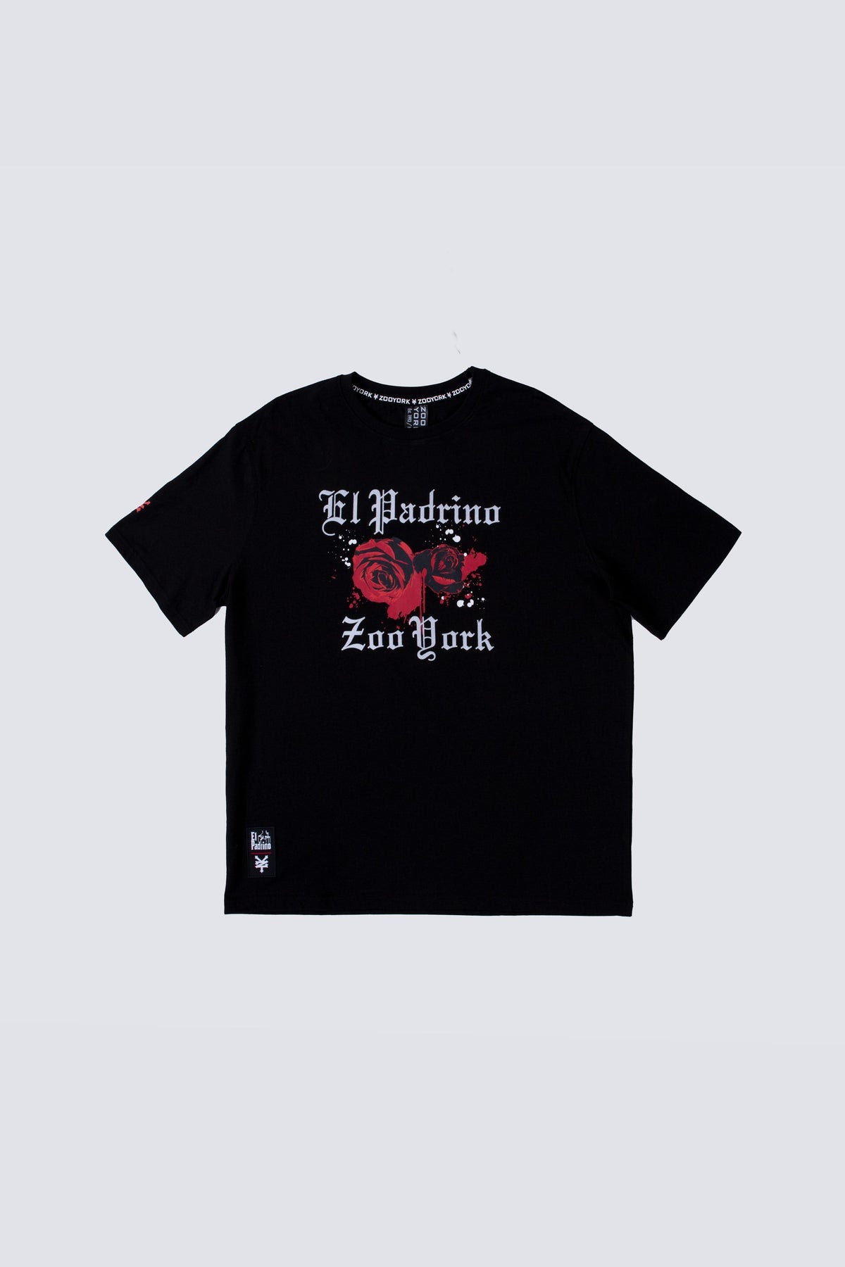 Polera Manga Corta El Padrino Blood Negro Zoo York