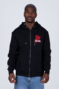 Poleron Zip Trigger Negro Zoo York