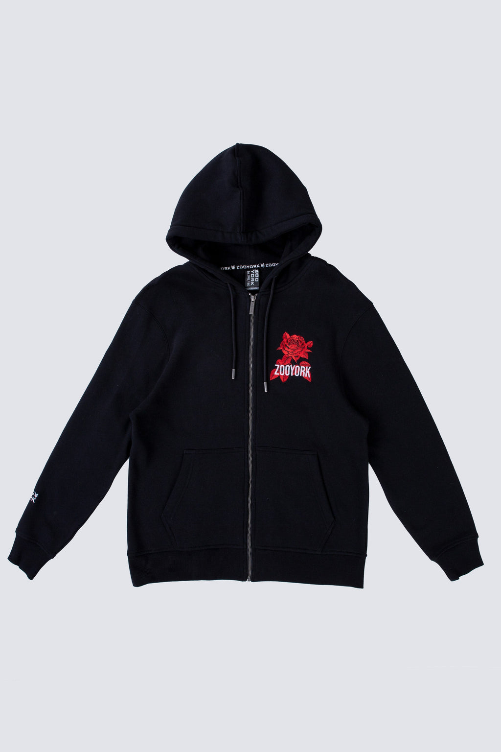 Poleron Zip Trigger Negro Zoo York