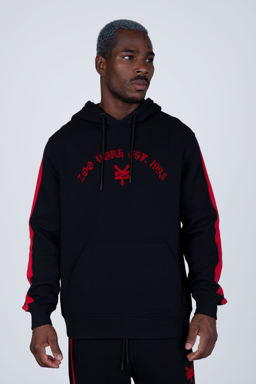 Poleron Hood Mob Negro Zoo York