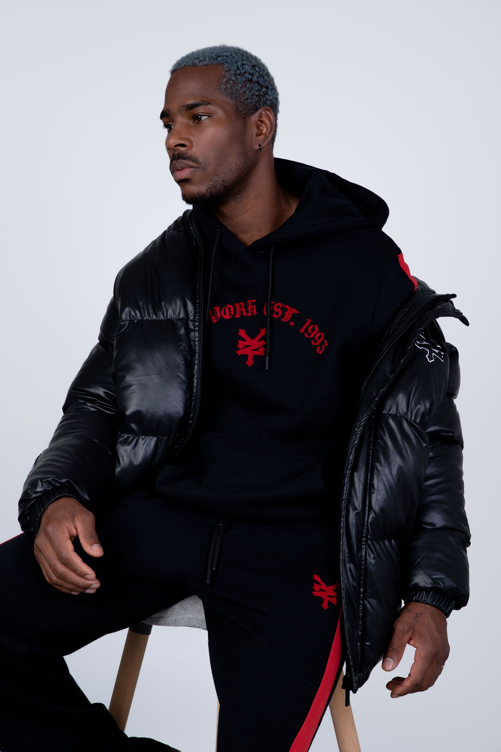 Poleron Hood Mob Negro Zoo York