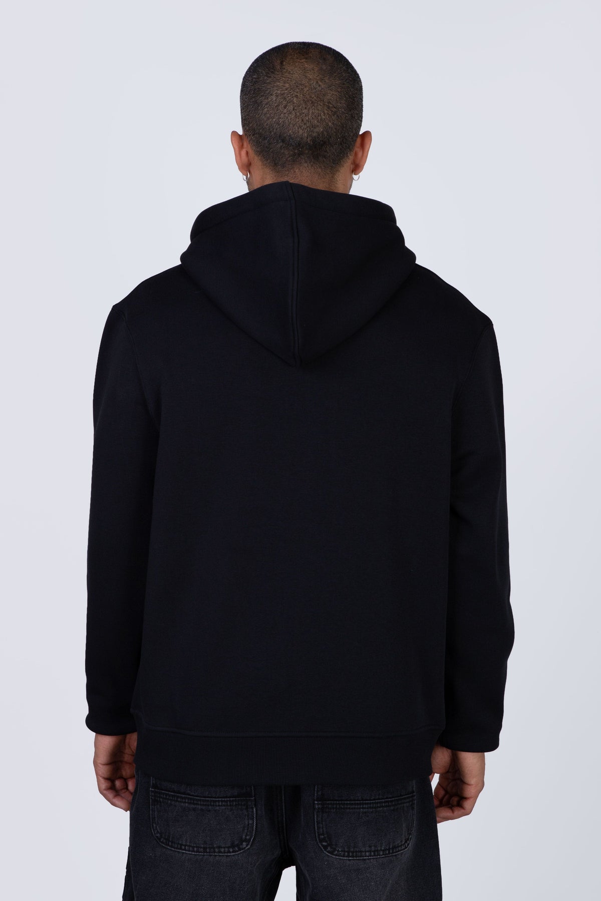 Poleron Zip True Negro Zoo York