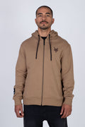 Poleron Zip True Beige Zoo York