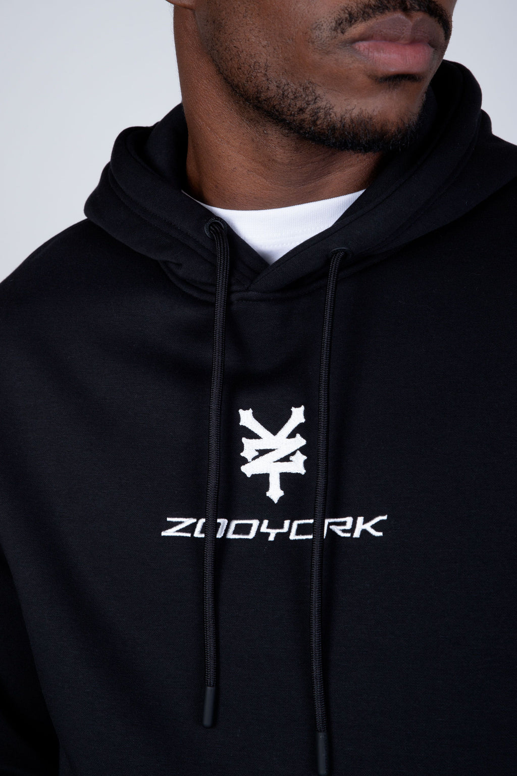 Poleron Hood Commitment Negro Zoo York