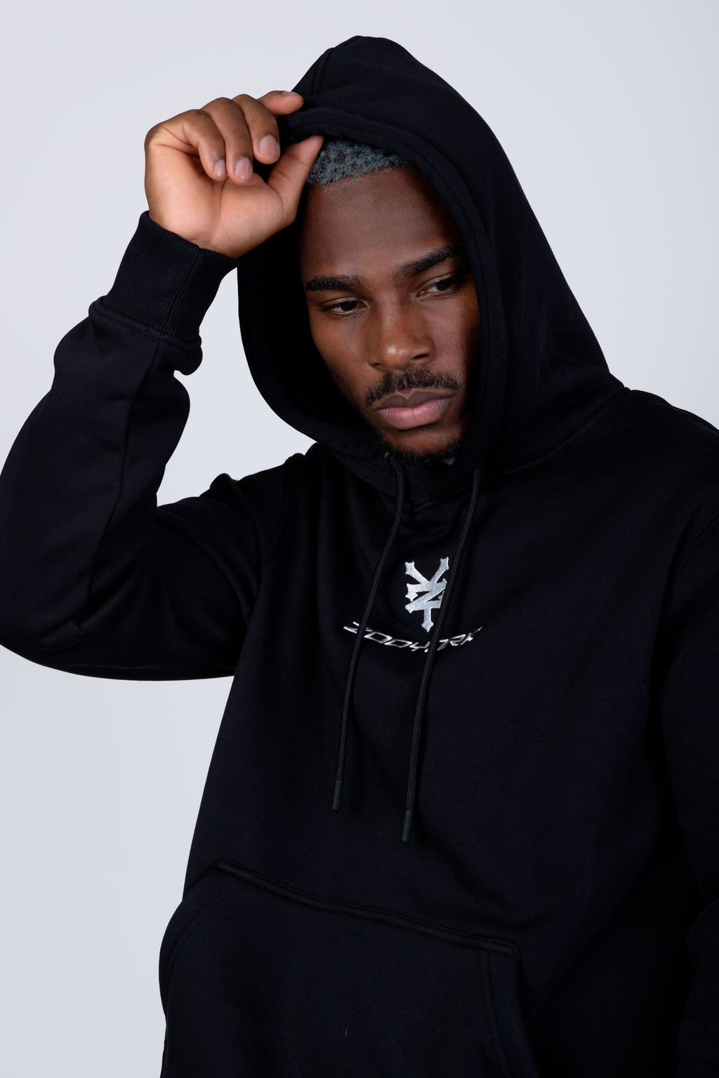 Poleron Hood Commitment Negro Zoo York