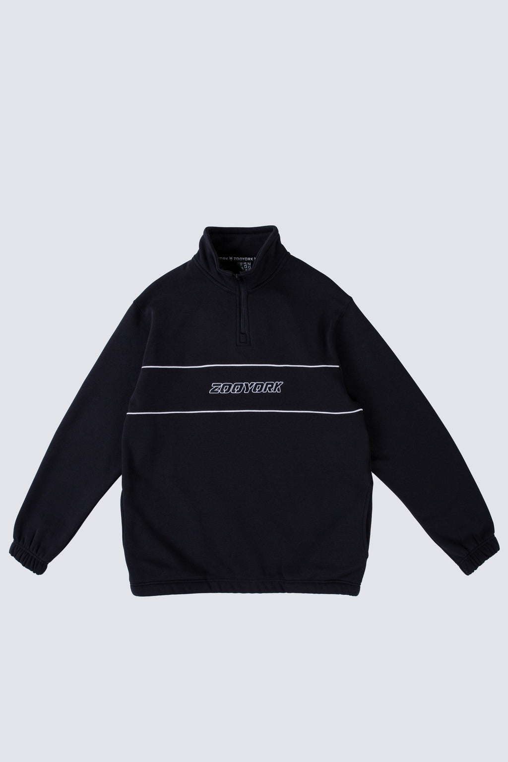 Poleron Half Zip Coreline Negro Zoo York