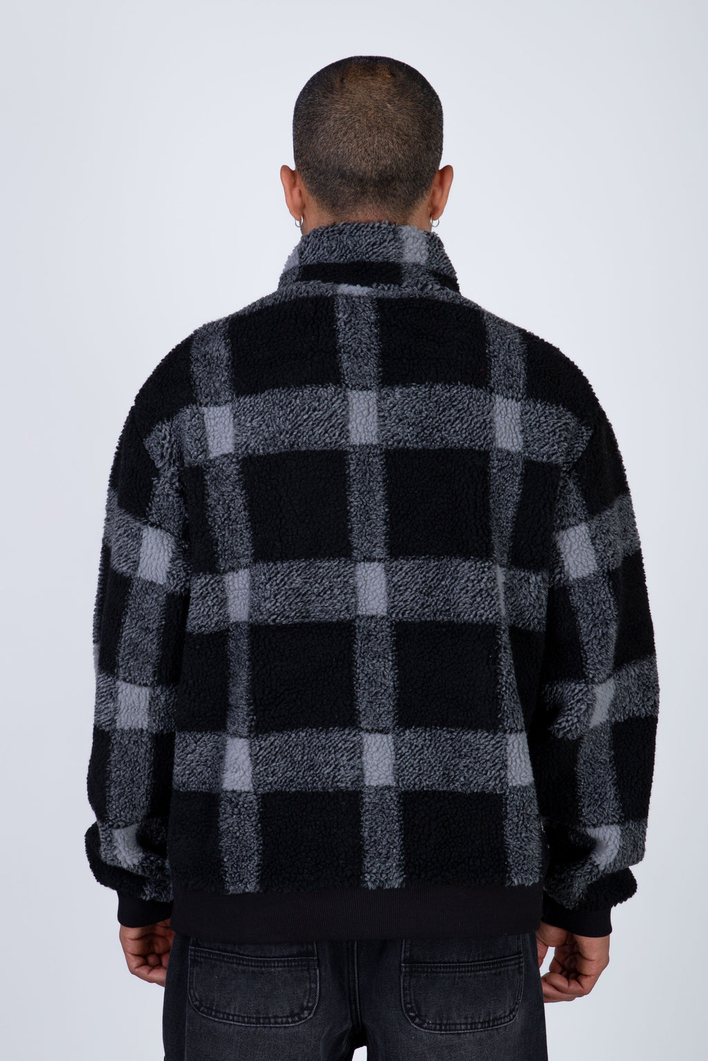 Chaqueta Polar Bomber Sherpa Negro Zoo York