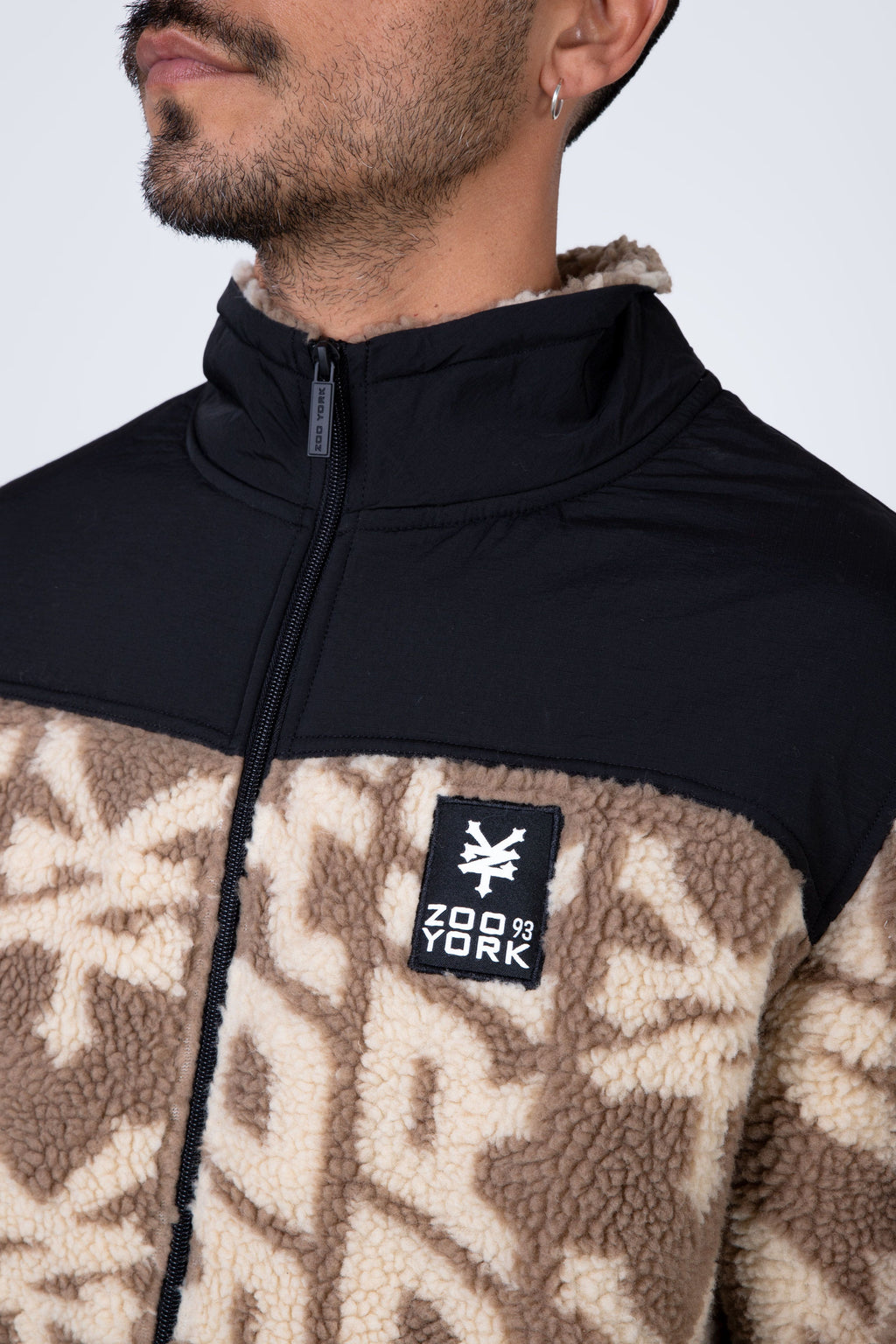 Chaqueta Polar Sherpa Magicwarm Beige Zoo York