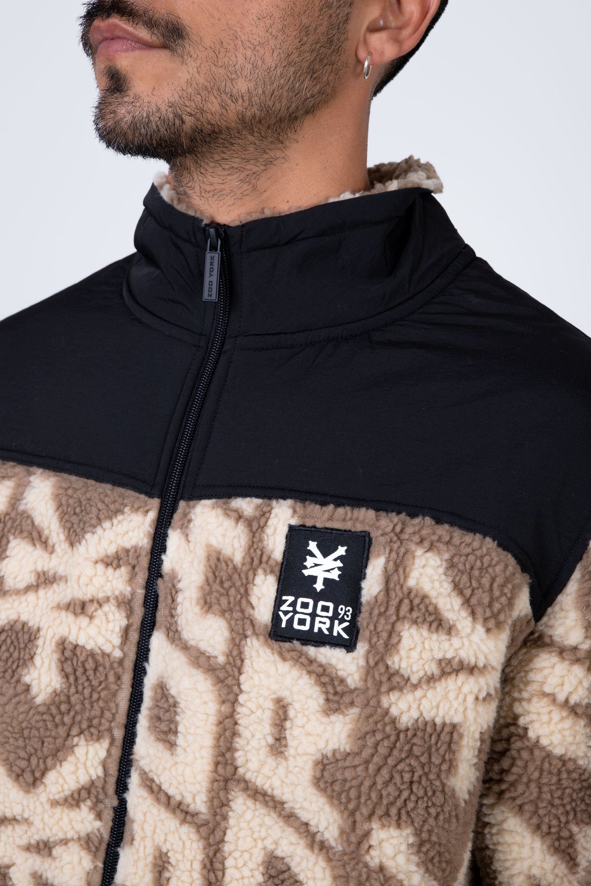 Chaqueta Polar Sherpa Magicwarm Beige Zoo York