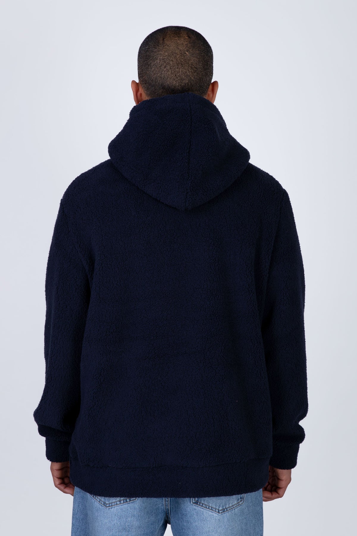 Poleron Polar Hood Softypolar Azul Marino Zoo York