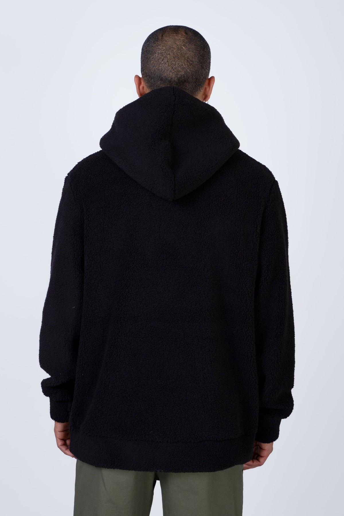 Poleron Polar Hood Softypolar Negro Zoo York