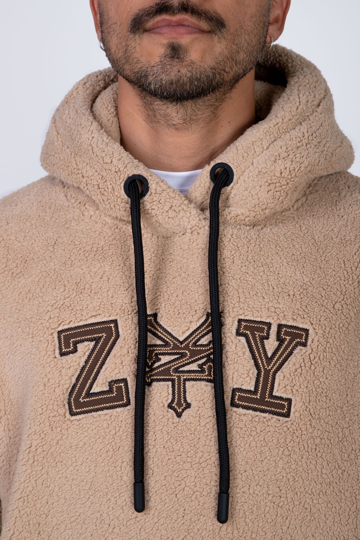 Poleron Polar Hood Softypolar Beige Zoo York
