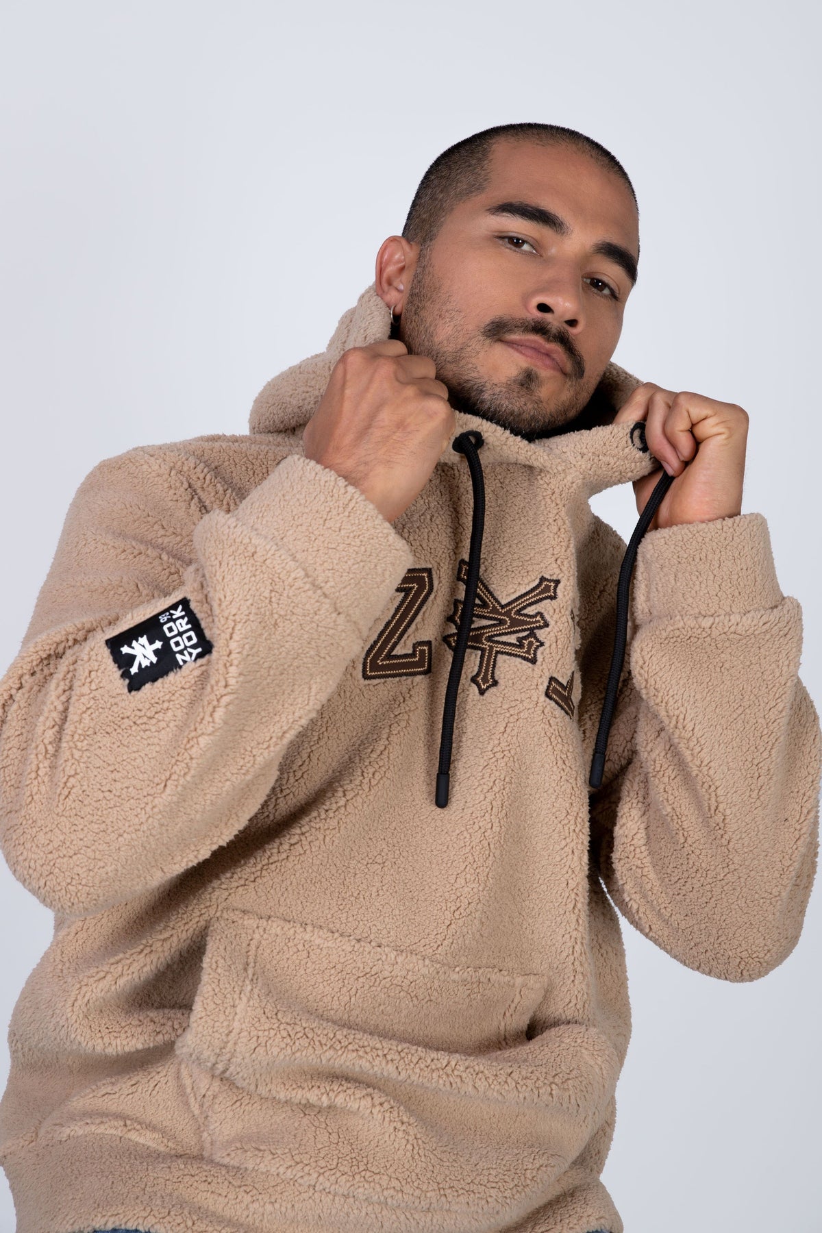 Poleron Polar Hood Softypolar Beige Zoo York