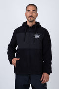 Poleron Polar Zip Furry Negro Zoo York