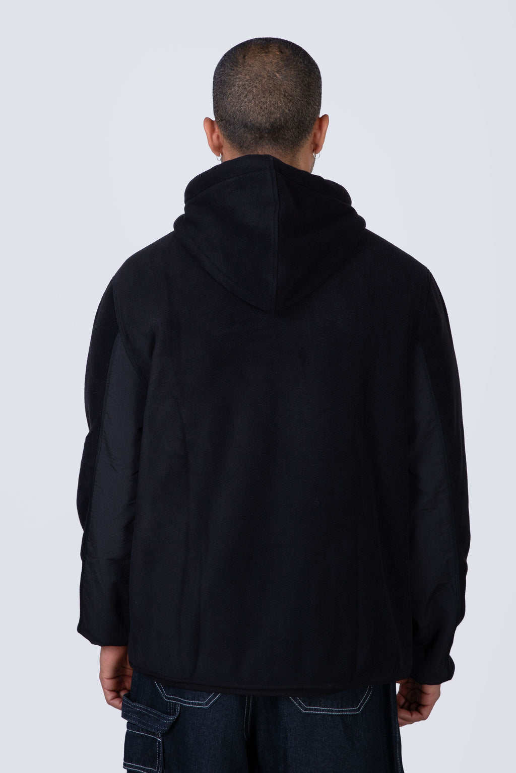 Poleron Polar Zip Furry Negro Zoo York