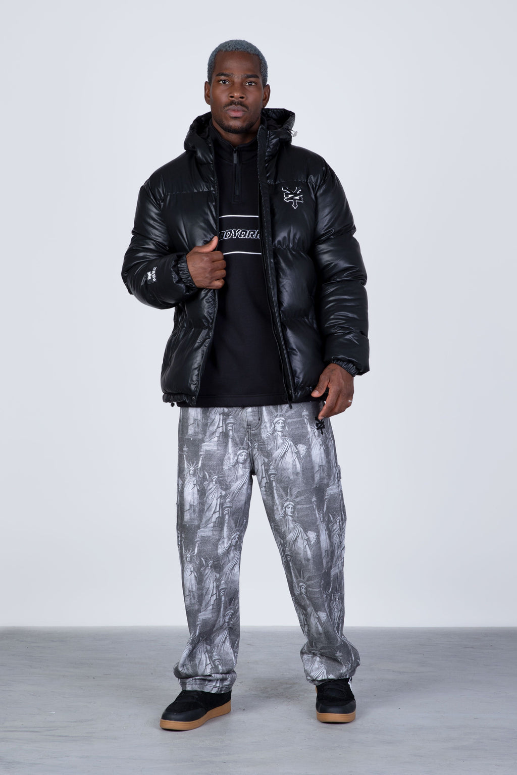 Parka Boxy Negro Zoo York