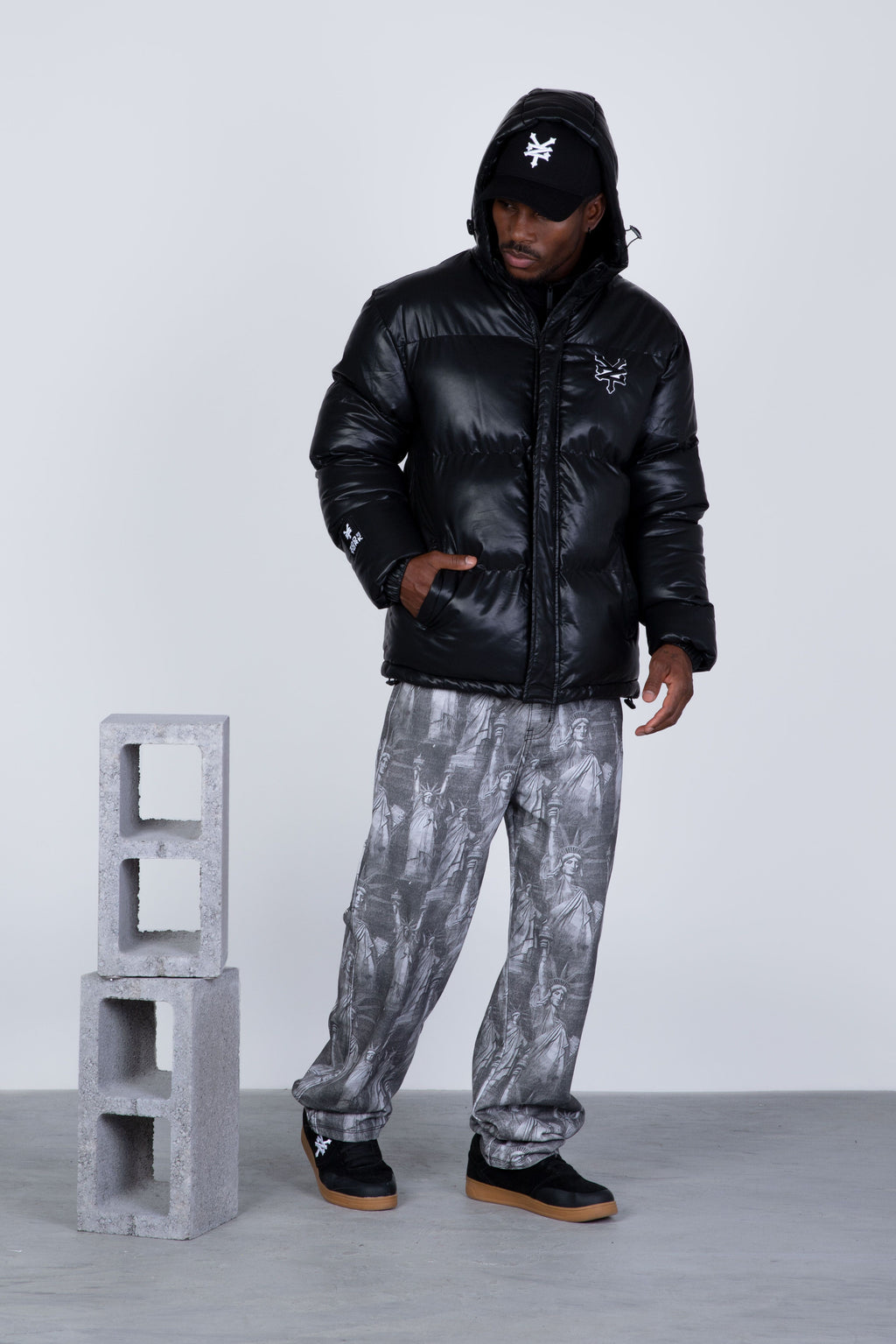 Parka Boxy Negro Zoo York