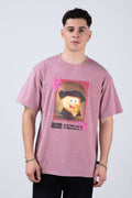 Polera Manga Corta Bob Esponja Rembrandt Rosado