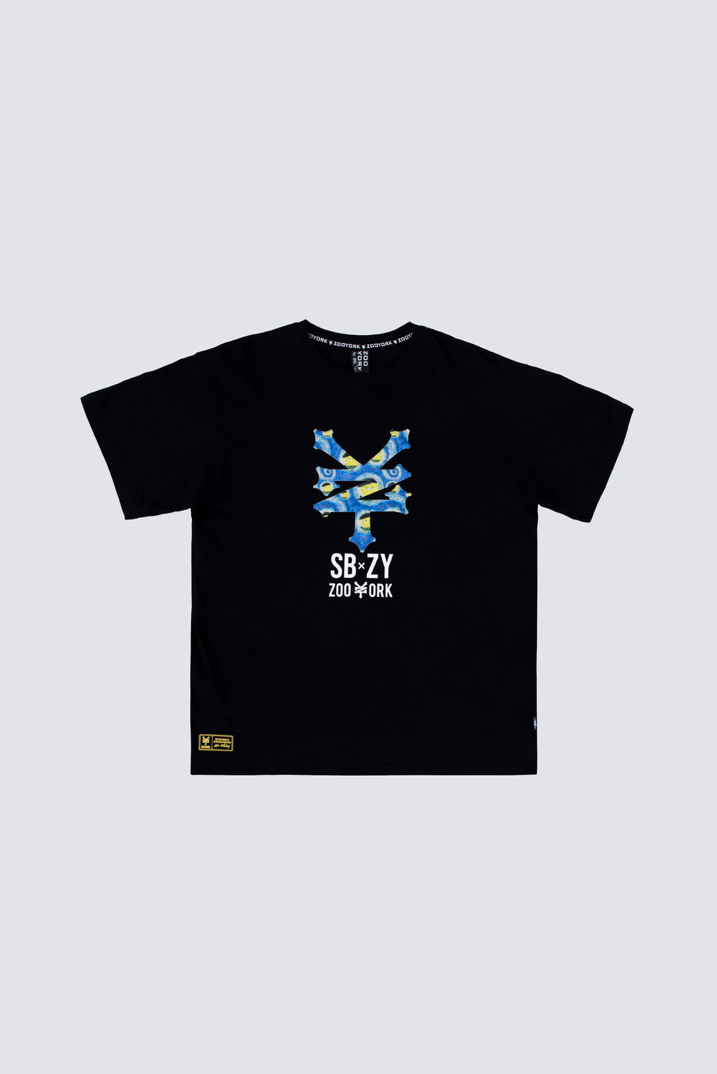 Polera Manga Corta Bob Esponja Crackeredition Negro