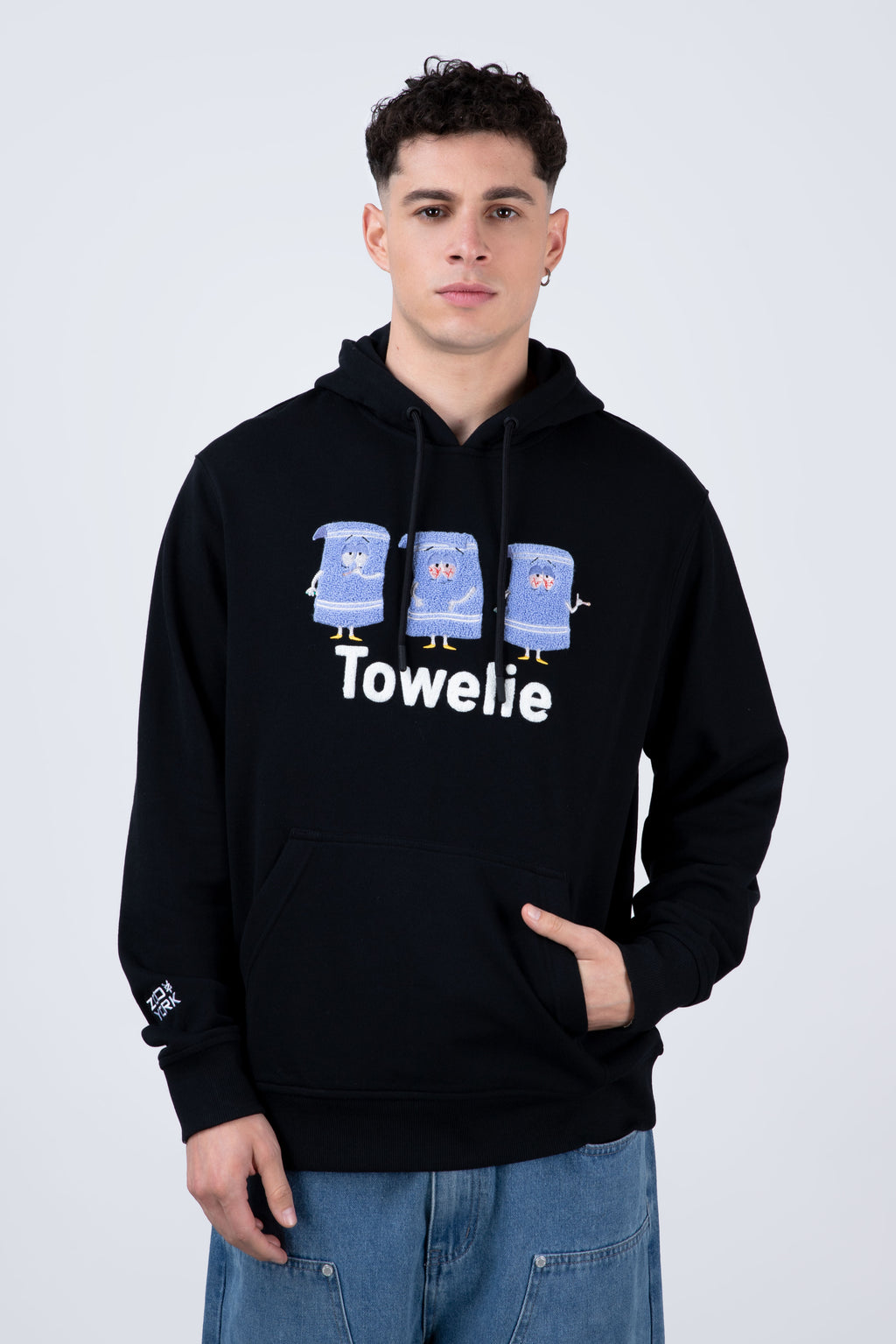 Poleron Hood Toallin South Park Triplets Negro