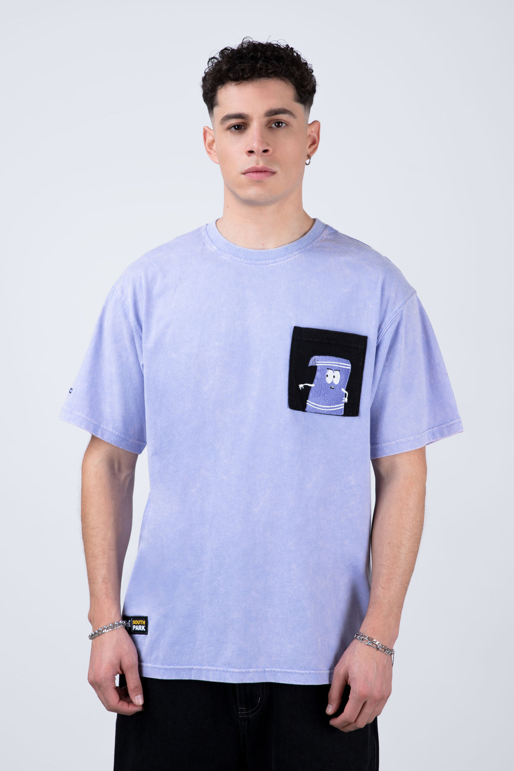 Polera Manga Corta Toallin South Park Myname Morado